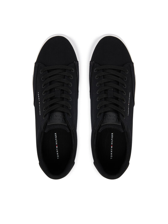 Tommy Hilfiger Tommy Hilfiger Πάνινα παπούτσια Vulc Core Rwb Long Lace Cvs FM0FM05813 Μαύρο