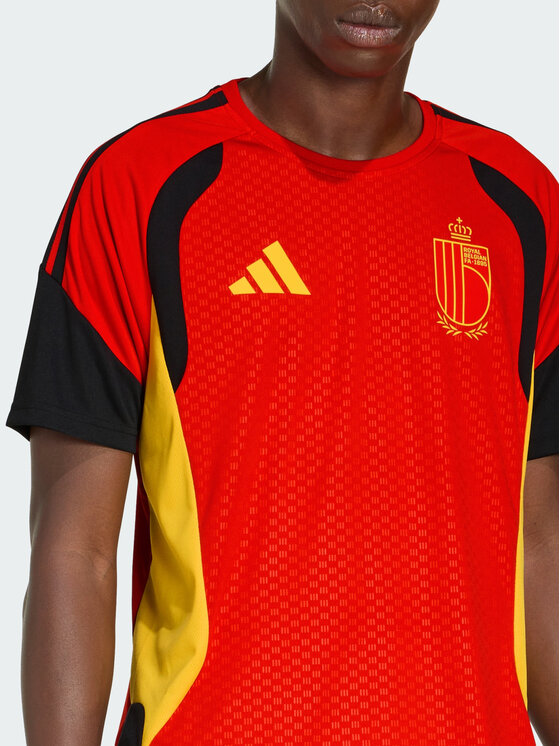 adidas adidas Koszulka techniczna Belgia Czerwony Slim Fit