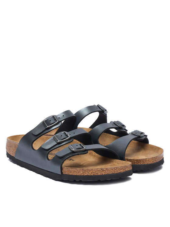 Birkenstock Birkenstock Iešļūcenes Florida 1033035 Melns
