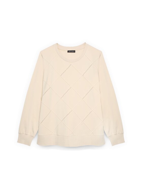 Fiorella Rubino Fiorella Rubino Felpa G811L108842N002 Écru Regular Fit