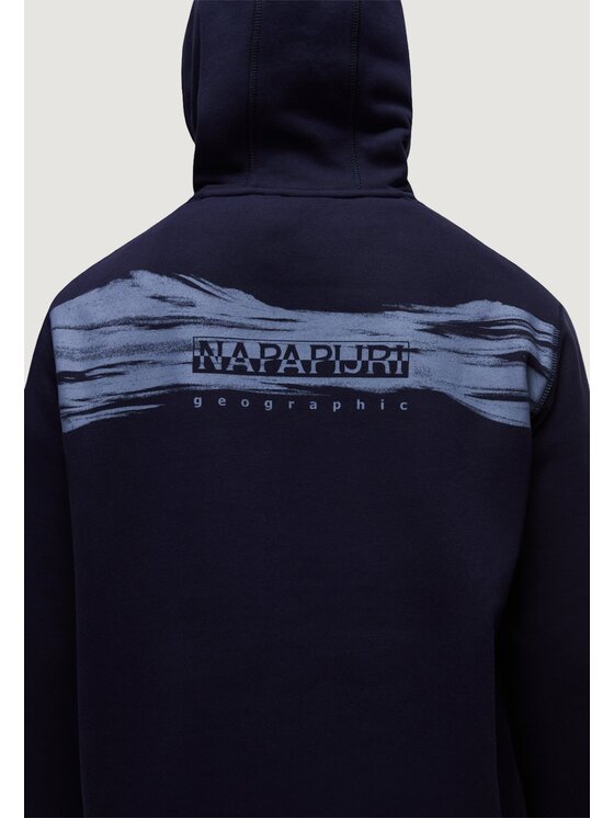 Napapijri Napapijri Felpa B-BACK GRAPHIC H Blu Modern Fit