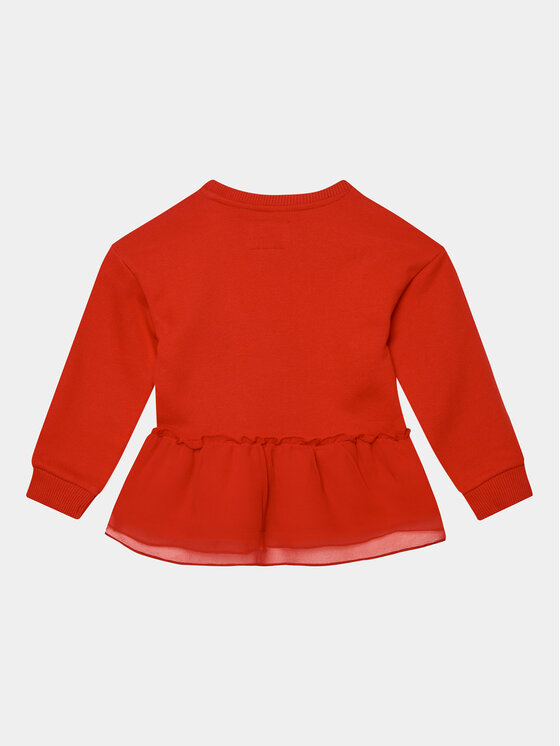Guess Guess Blusa K3BQ04 KAV34 Rosso Regular Fit
