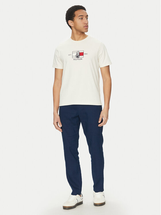 Tommy Hilfiger Tommy Hilfiger Hlače Harlem MW0MW38801 Tamnoplava Slim Fit