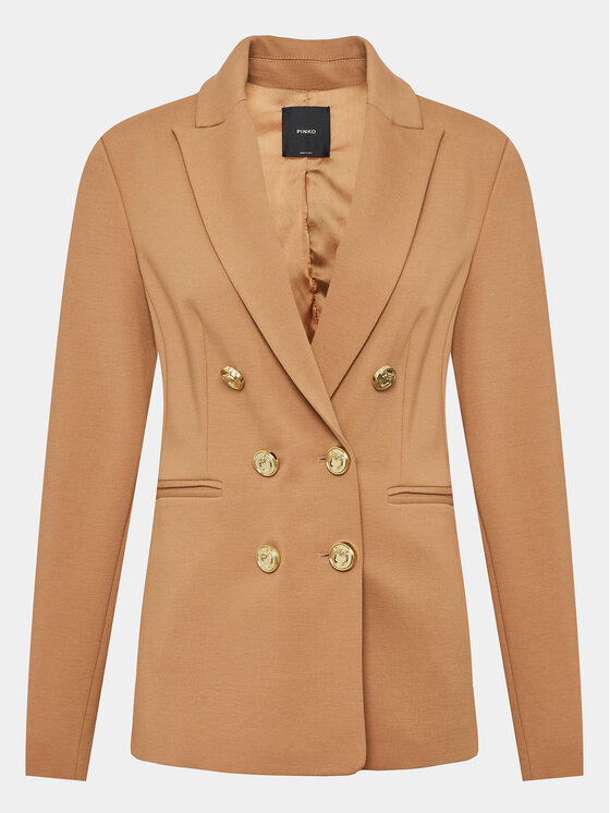 PINKO Pinko Sako Alexia 100256 A15O Hnědá Regular Fit