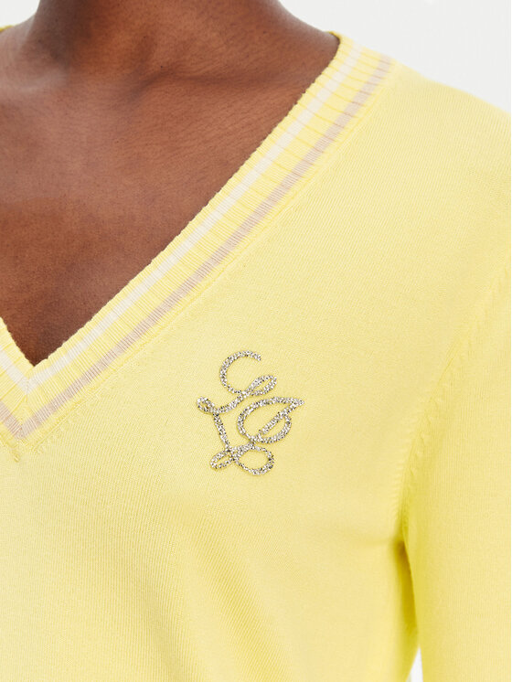 Liu Jo Sport Liu Jo Sport Maglione TA6068 MS49I Giallo Regular Fit