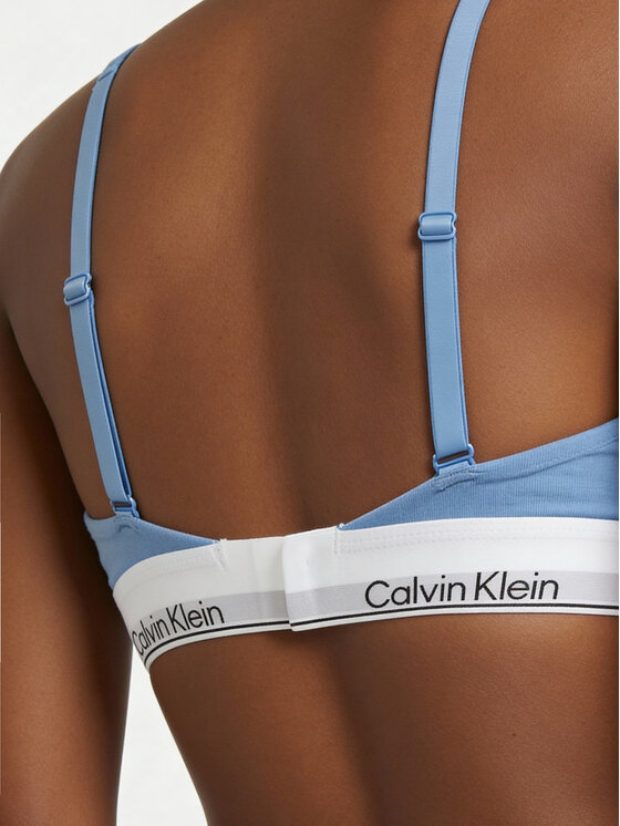 Calvin Klein Underwear Calvin Klein Underwear Podprsenka Bralette LV00QF8503 Světle modrá