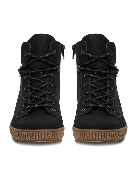 Rieker Rieker Botine N0730-00 Negru