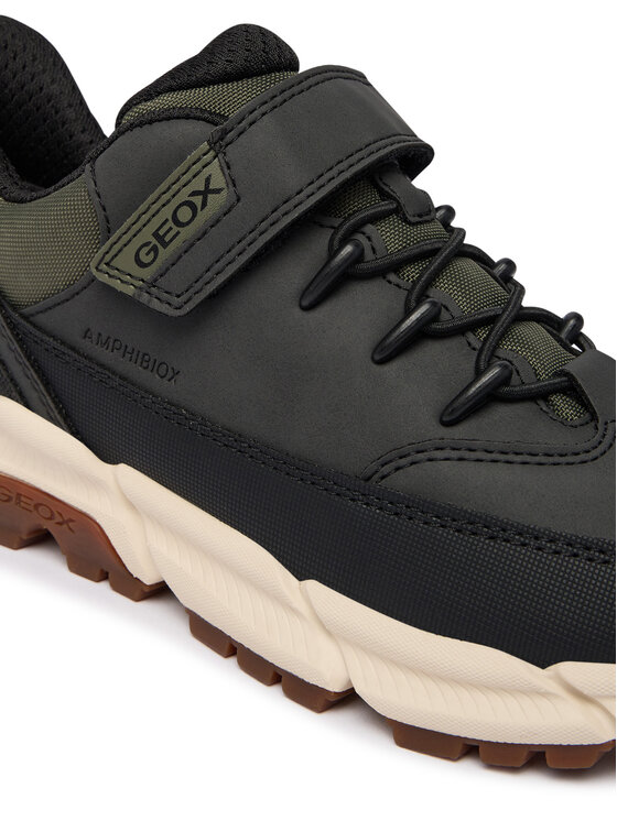 Geox Geox Sneakers J Flexyper Plus Boy B Abx J56LCA 0MEFU C0033 S Verde închis