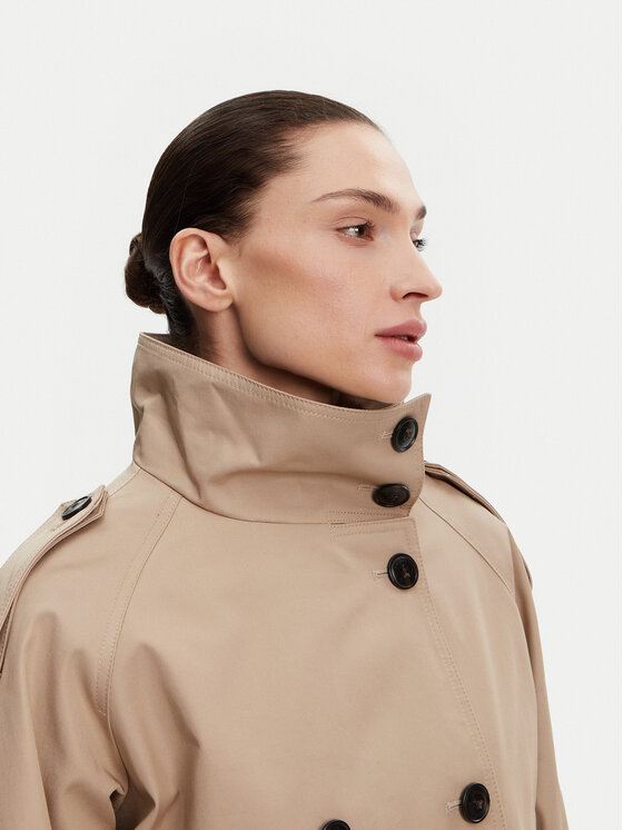 Tommy Hilfiger Tommy Hilfiger Tenchcoat WW0WW43933 Beige Regular Fit