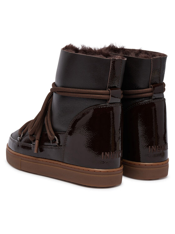 Inuikii Inuikii Снігоходи Gloss Wedge 1001.004.0052.150 Коричневий