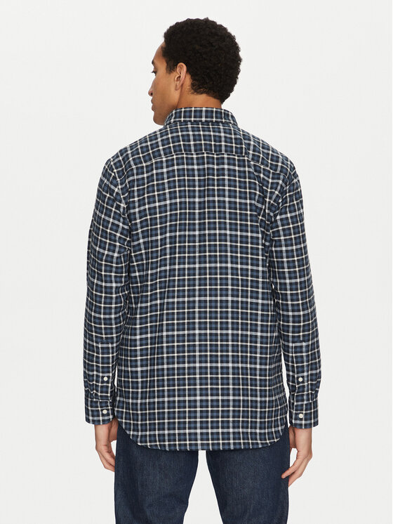 Tommy Hilfiger Tommy Hilfiger Ing Gingham MW0MW37573 Sötétkék Regular Fit
