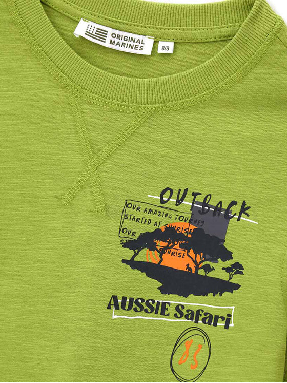 Original Marines Original Marines Футболка DFP4293YM Зелений Regular Fit