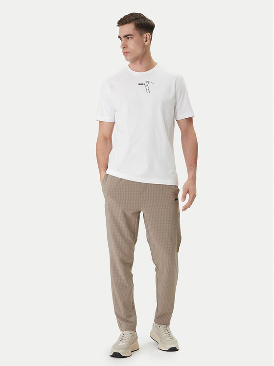 BOSS BOSS Marškinėliai Birdie 50559387 Balta Regular Fit