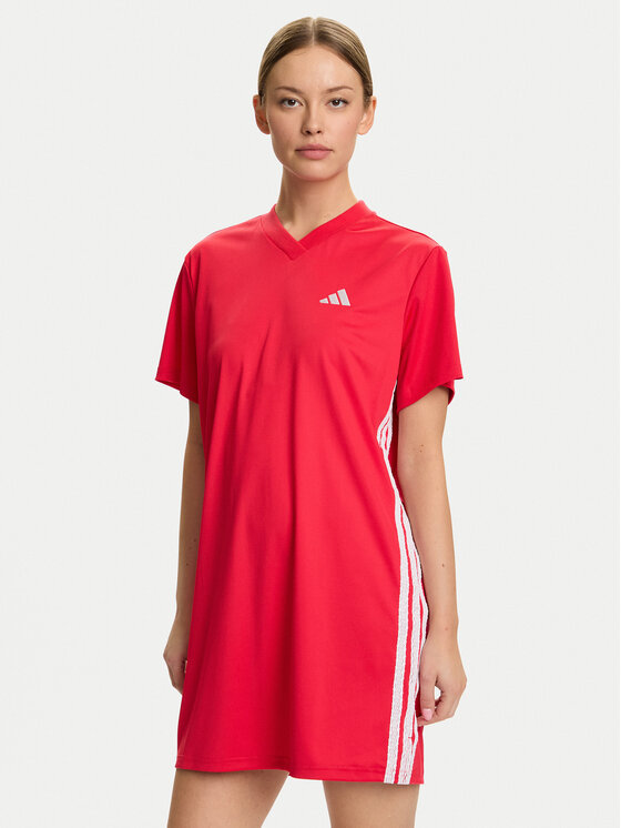 adidas adidas Hétköznapi ruha Sport Craft Shift JZ8131 Piros Loose Fit