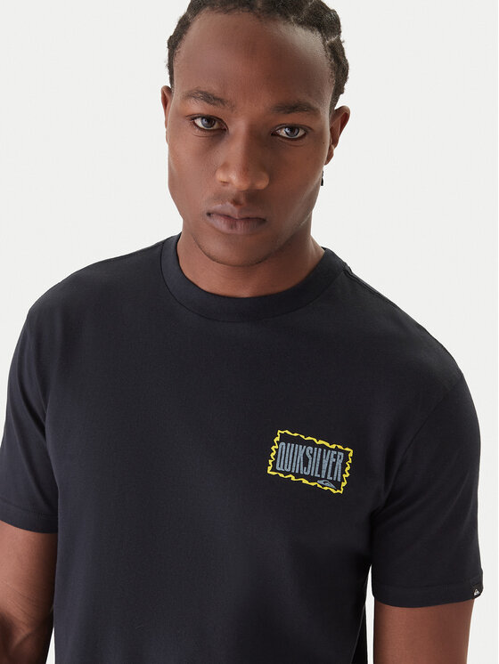 Quiksilver Quiksilver Majica Gotam EQYZT08177 Črna Regular Fit