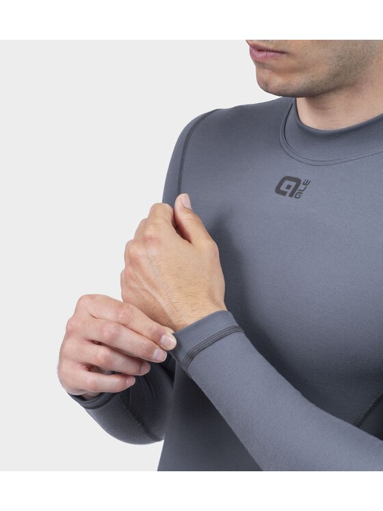 Alé Cycling Alé Cycling Koszulka techniczna Heat Szary Fitted Fit