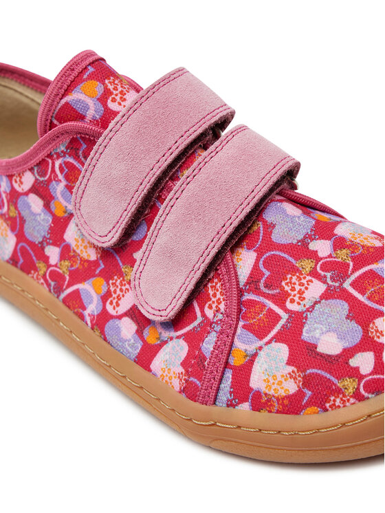 Froddo Froddo Papuče Barefoot Canvas G1700390-2 S Ružičasta