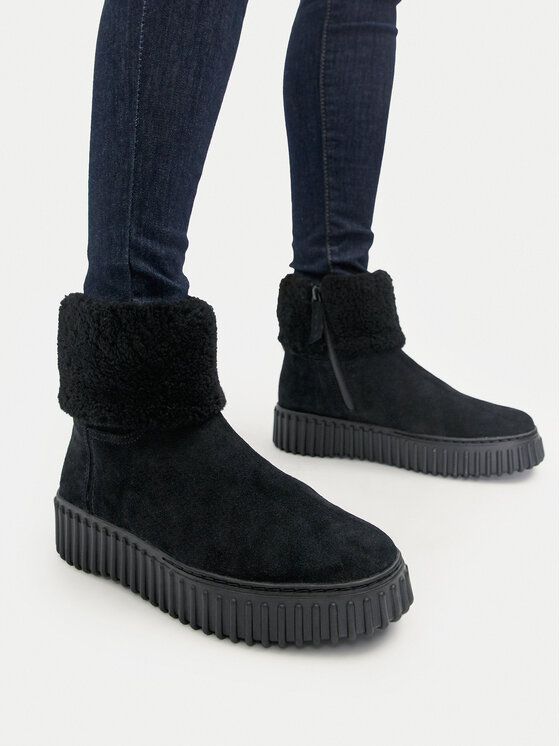 Clarks Clarks Μποτάκια Torhill Turn 26179562 Μαύρο