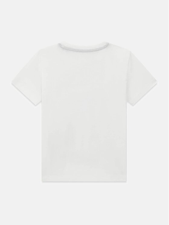 Guess Kids Guess Kids T-Shirt 183054 Biały Classic Fit