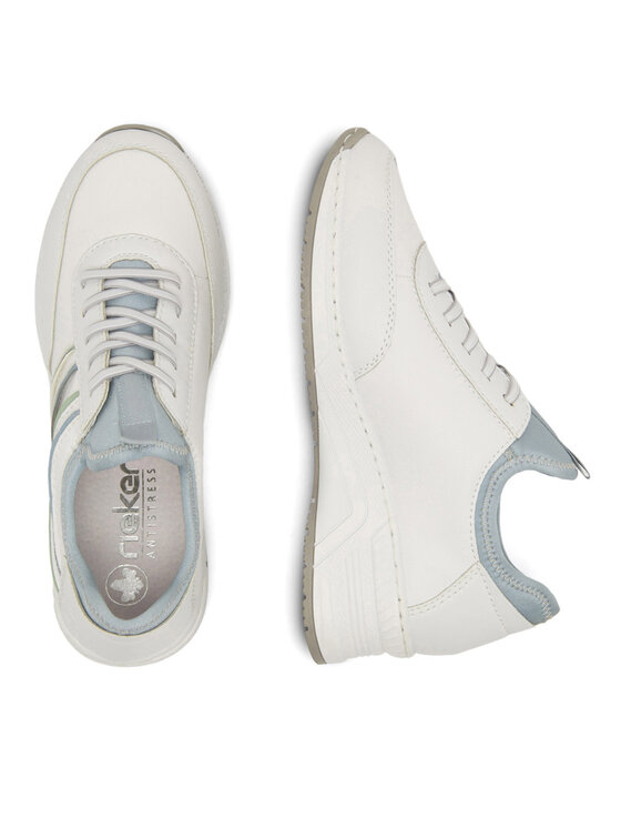 Rieker Rieker Sneakersy N4381-80 Biela
