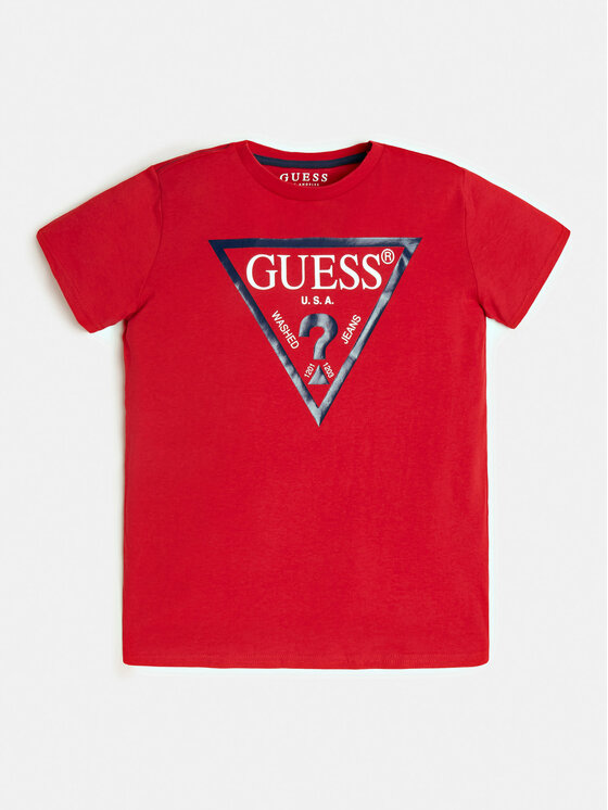 Guess T-krekls L73I55 K8HM0 Sarkans Regular Fit