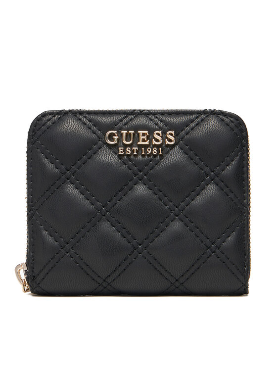 Portofel Mic de Damă Guess Giully II Slg SWQG96 73137 Negru