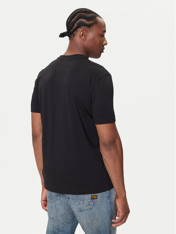 BOSS BOSS Majica Te_Wheel 50546381 Črna Regular Fit
