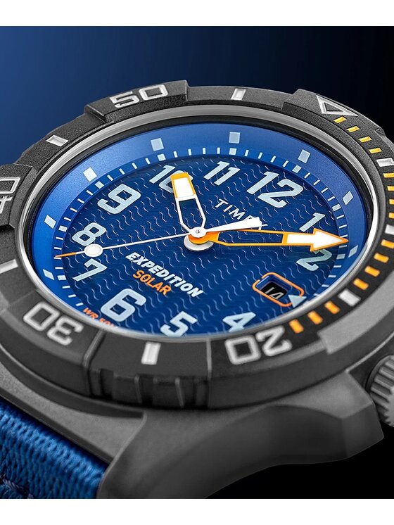 Timex Timex Zegarek TW2V40300 Niebieski