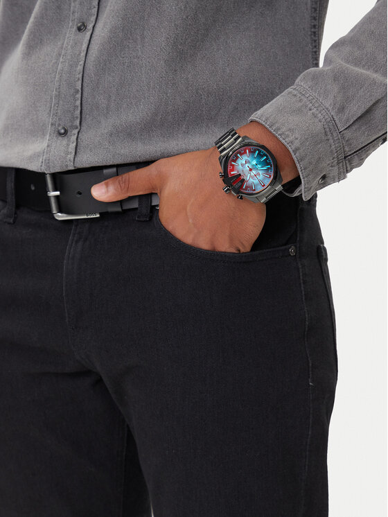 Diesel Diesel Uhr Mega Chief Slim DZ4689 Schwarz