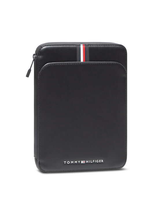 Tommy Hilfiger Etui za tablico Th Commuter Travel Pouch AM0AM07843 Črna