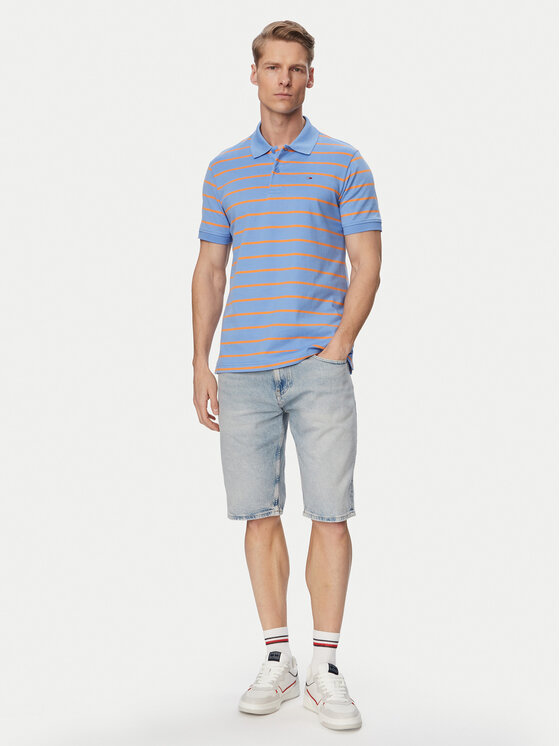 Tommy Jeans Tommy Jeans Дънкови шорти Ronnie DM0DM22978 Светлосин Slim Fit