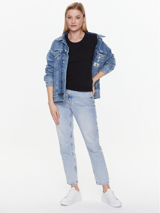 United Colors Of Benetton United Colors Of Benetton Džemper 1091D1M08 Tamnoplava Regular Fit