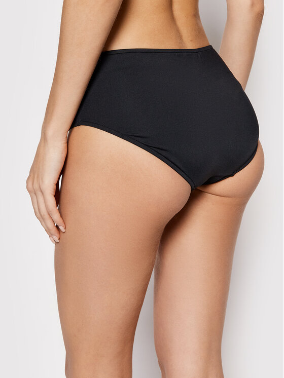 Seafolly Seafolly Bikini apakšdaļa Gathered Front 40343-942 Melns