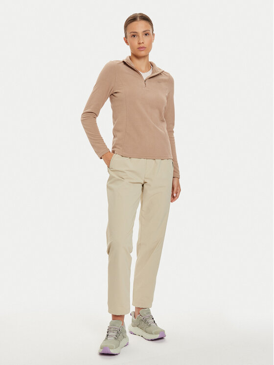 4F 4F Bielizna termoaktywna górna 4FWAW24UFLEF048 Brązowy Slim Fit