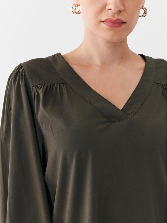ONLY ONLY Bluse 15303748 Grün Regular Fit