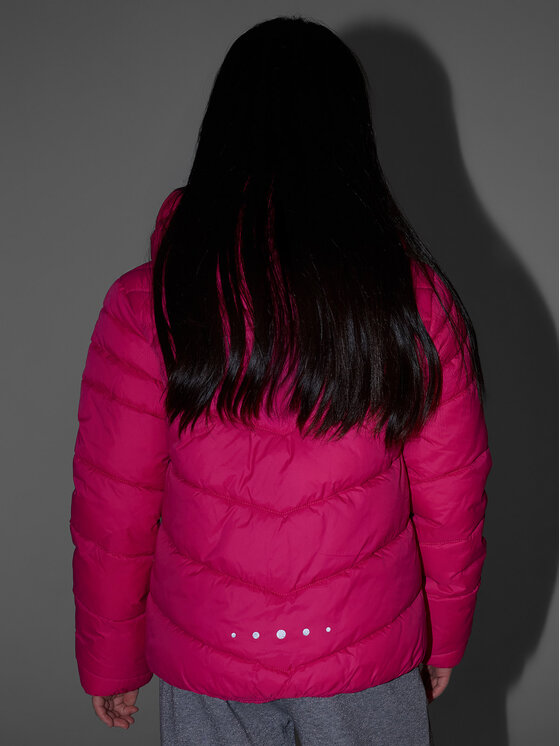 4F 4F Kurtka puchowa OUTERWEAR Różowy Regular Fit