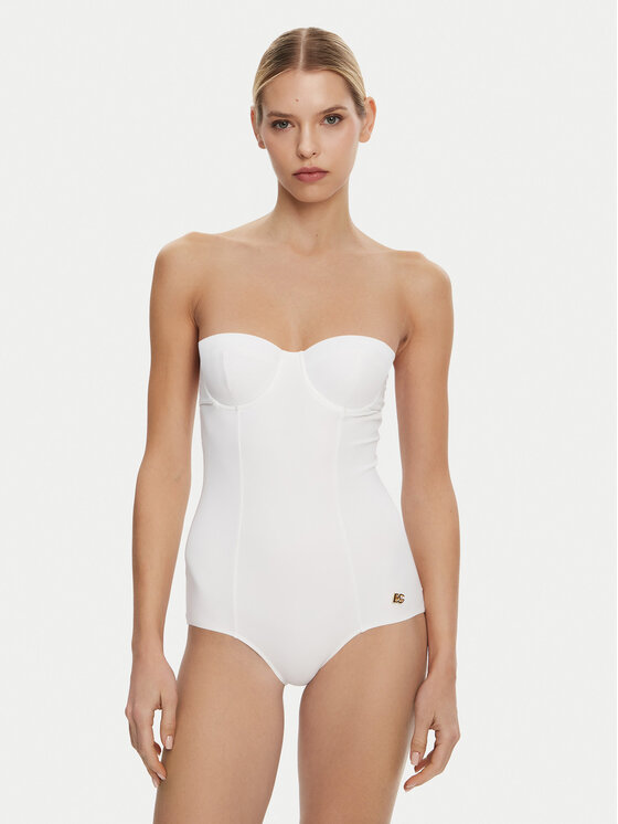 Dolce&Gabbana Dolce&Gabbana Jednodílné plavky O9A13J ONO12 Bílá
