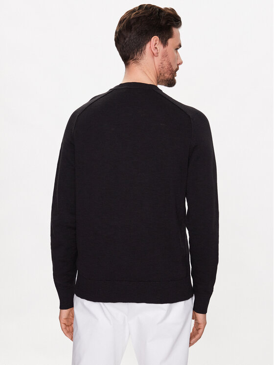 Maglione Slub Texture Sweater K10K111449 Nero