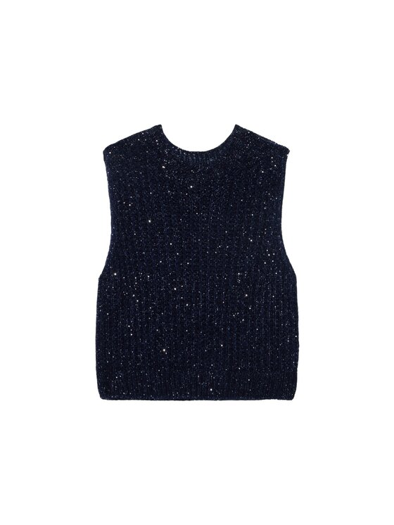 Oltre Oltre Sweter M149E002157N034 Niebieski Regular Fit