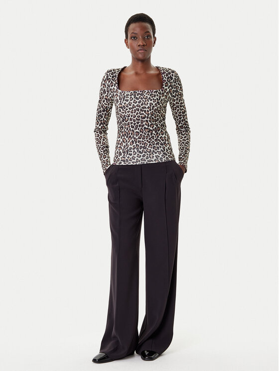 Vero Moda Vero Moda Bluzka Million 10334613 Beżowy Regular Fit