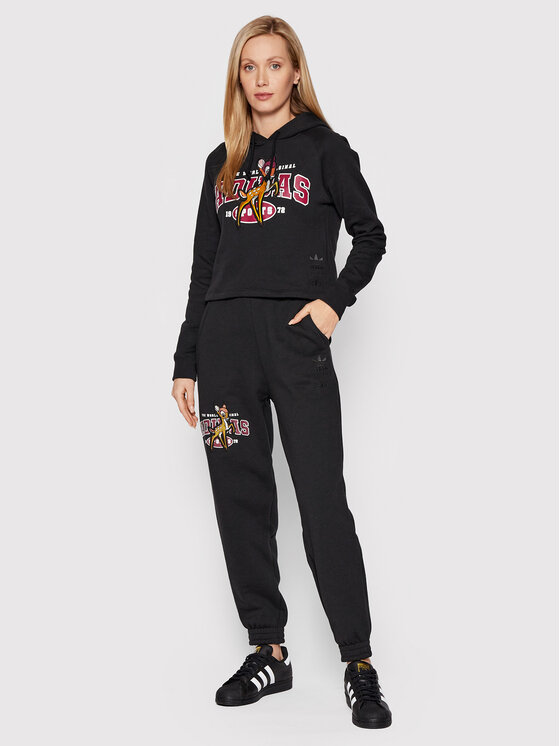 adidas adidas Džemperis Disney Bambi HE6875 Juoda Regular Fit