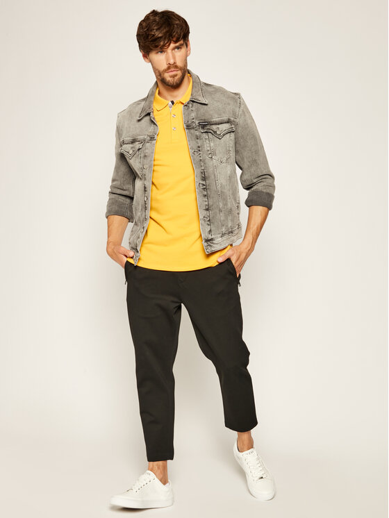 Guess Polo Clancy M0YP51 K9WF1 Giallo Slim Fit • Modivo.it
