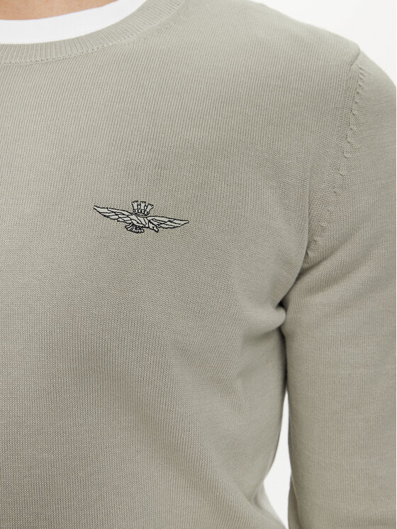 Aeronautica Militare Aeronautica Militare Maglione 242MA1502L506 Beige Regular Fit