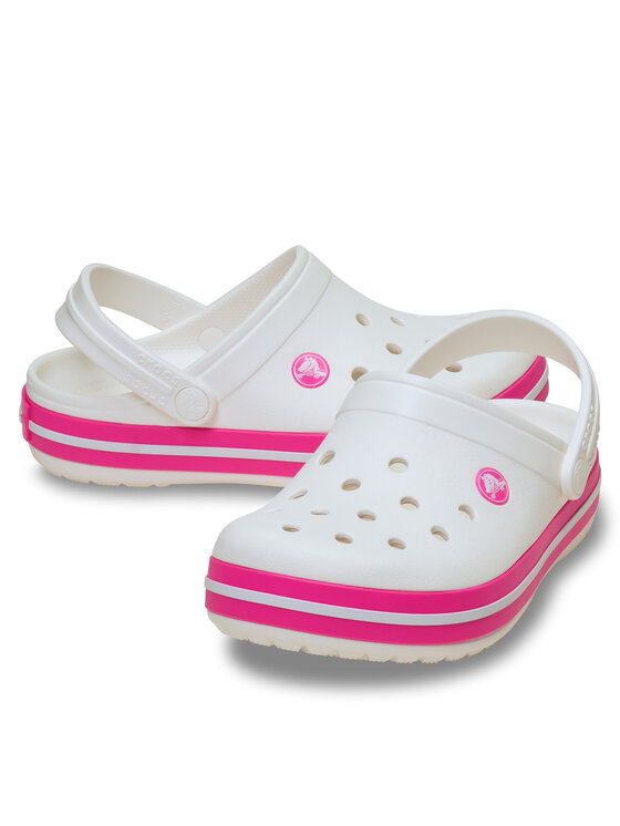 Crocs Crocs Παντόφλες Crocband Clog K 207006 Λευκό