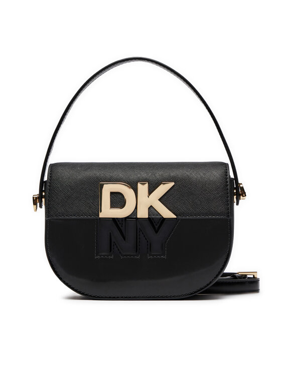 DKNY Ročna Torba Echo Sm Flap Cbody R42EKE28 Črna