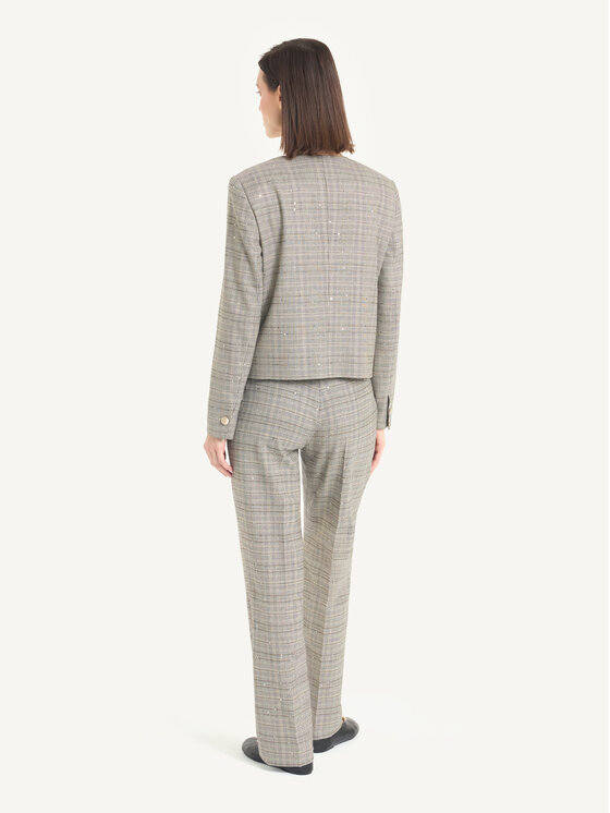 KMX KMX Marynarka 108450005 Brązowy Fitted Fit