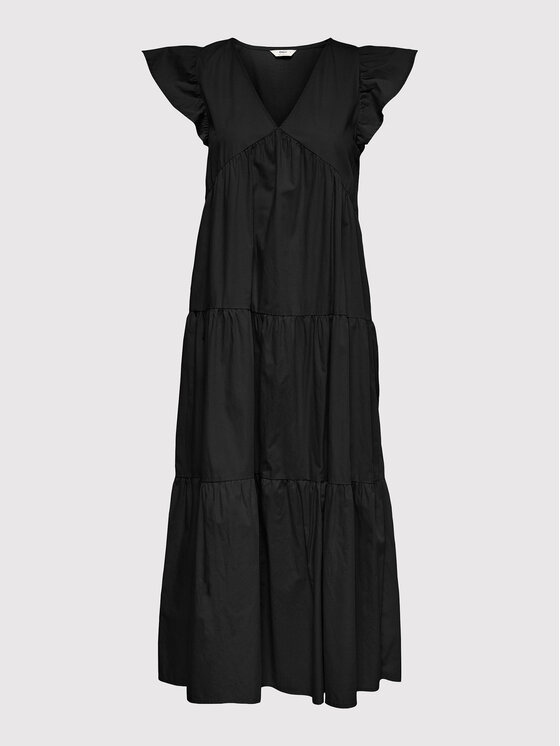 ONLY ONLY Rochie de vară Lindsey 15256487 Negru Regular Fit