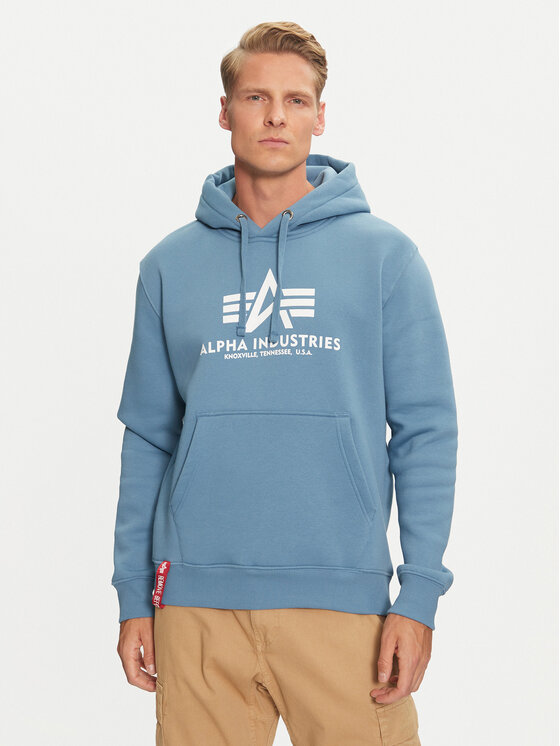 Alpha Industries Mikina 178312 Modrá Regular Fit