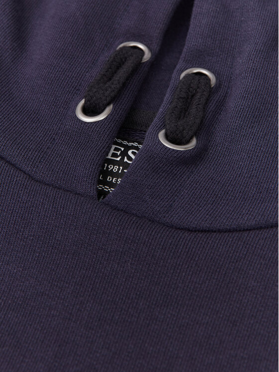 Guess Guess Pulóver L2YQ07 KAD70 Sötétkék Oversize