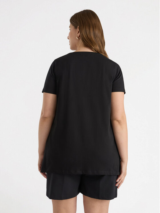 Fiorella Rubino Fiorella Rubino T-shirt G080L008757N033 Nero Regular Fit